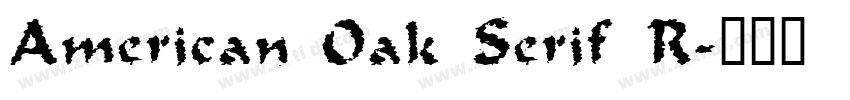 American Oak Serif R字体转换